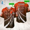Personalized Cleveland Browns 3D Baseball Jersey Nfl Baseball Jersey Mascot Shirt For Fans