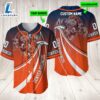 Personalized Denver Broncos 3D Baseball Jersey Nfl Baseball Jersey Mascot Shirt For Fans