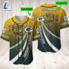 Personalized Green Bay Packers 3D Baseball Jersey Nfl Baseball Jersey Mascot Shirt For Fans