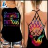 Pride Some Girl Love Beards And Tattoos Criss-cross Tank Top