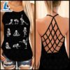 Pride Yoga Skull Criss-cross Tank Top