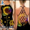 Pride You Are My Sunshine Tattoo Criss-cross Tank Top 1