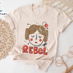 Princess Leia Rebel T-Shirt Star Wars Disneyland  Vacation Trip Gifts Tee