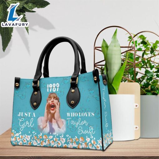 Gift For Fans Taylor Swift 1989 Album Leather HandBag