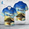 US Army Air Forces North American P-51 Mustang Little Rebel Hawaiian Shirt