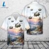 US Army Europe's 12th Combat Aviation Brigade CH-47 Chinook Hawaiian Shirt