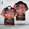 US Army M3 Bradley Of Alpha Company, 3rd Battalion, 69th Armor Regiment, 4th Of July Hawaiian Shirt