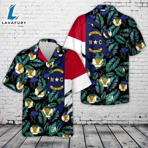 For Dad US Army North Carolina Army National Guard Hawaiian Shirt