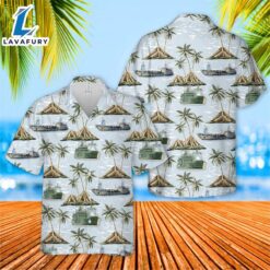 For Dad US Army Runnymede-class large landing craft Hawaiian Shirt