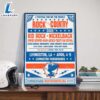 A Festival For We The People Rock The Country 2025 Livingston LA On April 4-5 2025 Poster Canvas