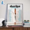 Dua Lipa 2025 Radical Optimism Tour Dates List Poster Canvas 3 Dua Lipa 2025 Radical Optimism Tour Dates List Poster Canvas