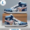 Go Heels Blue Mascot Design Air Jordan 1 High Top 1