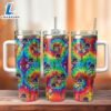Grateful Dead Music Custom Stanley Quencher 40oz Stainless Steel Tumbler With Handle Gift Summer 2 Grateful Dead Music Custom Stanley Quencher 40oz Stainless Steel Tumbler With Handle