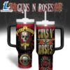 Guns N’ Roses Music Custom Stanley Quencher 40oz Stainless Steel Tumbler With Handle