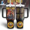 Guns N’ Roses Music Custom Stanley Quencher 40oz Stainless Steel Tumbler With Handle Gift Summer 2 Guns N’ Roses Music Custom Stanley Quencher 40oz Stainless Steel Tumbler With Handle