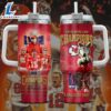 Kansas City Chiefs NFL Custom Stanley Quencher 40oz Stainless Steel Tumbler With Handle - 2 Kansas City Chiefs NFL Custom Stanley Quencher 40oz Stainless Steel Tumbler With Handle -