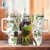 Kermit The Frog Cartoon Custom Stanley Quencher 40oz Stainless Steel Tumbler