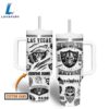 Las Vegas Raiders NFL Custom Stanley Quencher 40oz Stainless Steel Tumbler With Handle 3 Las Vegas Raiders NFL Custom Stanley Quencher 40oz Stainless Steel Tumbler With Handle