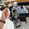 Las Vegas Raiders NFL Custom Stanley Quencher 40oz Stainless Steel Tumbler With Handle 2 Las Vegas Raiders NFL Custom Stanley Quencher 40oz Stainless Steel Tumbler With Handle