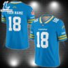 Los Angeles Chargers Personalized V-neck Football Jersey Sport Gifts For Fan