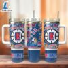 Los Angeles Clippers Basketball team NBA Sport Custom Stanley Quencher 40oz Stainless Steel Tumbler