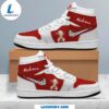 Madonna Nike Logo Red White Design Air Jordan 1 High Top