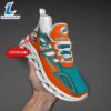 Miami Dolphins Clunky Max Soul Shoes NFL Personalized 1 2 Miami Dolphins Clunky Max Soul Shoes NFL Personalized 1