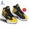 NCAA Iowa Hawkeyes Custom Name Black Gold Air Jordan 13 Shoes 2 NCAA Iowa Hawkeyes Custom Name Black Gold Air Jordan 13 Shoes