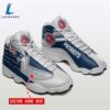 New England Patriots Custom Name Air Jordan 13 Sneakers