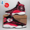 NFL Kansas City Chiefs Custom Name Red Black Air Jordan 13 Shoes For Men Women 2 NFL Kansas City Chiefs Custom Name Red Black Air Jordan 13 Shoes For Men Women