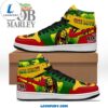 One Love Bob Marley Nike Logo Design Air Jordan 1 High Top