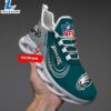 Philadelphia Eagles NFL Clunky Max Soul Shoes Personalized 1