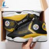 Pittsburgh Steelers Custom Name Air Jordan 13 Sneakers 2 Pittsburgh Steelers Custom Name Air Jordan 13 Sneakers