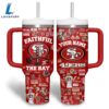 San Francisco 49ers NFL Custom Stanley Quencher 40oz Stainless Steel Tumbler 3 San Francisco 49ers NFL Custom Stanley Quencher 40oz Stainless Steel Tumbler