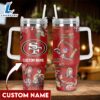 San Francisco 49ers NFL Custom Stanley Quencher 40oz Stainless Steel Tumbler With Handle 2 San Francisco 49ers NFL Custom Stanley Quencher 40oz Stainless Steel Tumbler With Handle