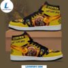 Scorpion Get Over Here Full Yellow Nike Logo Design Air Jordan 1 High Top 1