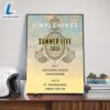 Simple Minds Summer Live 2025 Playing 2 Shows In Germany On July 11-13 Poster Canvas