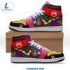Super Mario Mascot Nike Logo Design Air Jodan 1 High Top