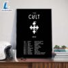 The Cult 8525 Tour 2025 Dates List Poster Canvas 2 The Cult 8525 Tour 2025 Dates List Poster Canvas