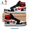 U2 Nike Logo Black White Design Air Jordan 1 High Top