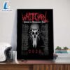 Whitechapel Hymns In Dissonance 2025 Tour Dates List Poster Canvas 2 Whitechapel Hymns In Dissonance 2025 Tour Dates List Poster Canvas
