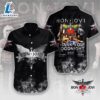 Bon Jovi Short Sleeve Dress Shirt Hawaiian For Family - Music Hawaiian Shirt 2 Bon Jovi Short Sleeve Dress Shirt Hawaiian For Family