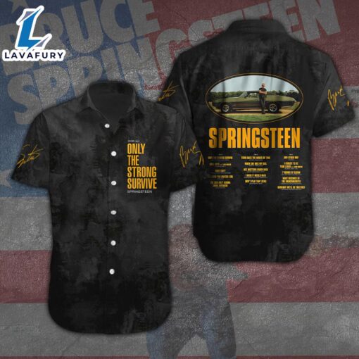 Bruce Springsteen Short Sleeve Dress Shirt For Man And Women – Music Hawaiian Shirt