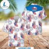 Coors Light American Flag Fireworks Hawaiian Shirt