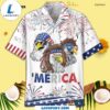 Eagle Merican Eagle Happy Independence Day Cool Hawaiian Shirt