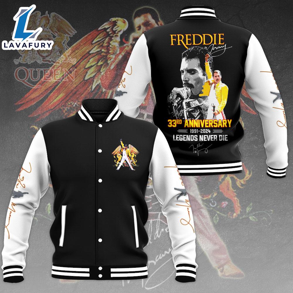 Freddie Mercury New Trend Baseball Jacket Gift Summer Freddie Mercury New Trend Baseball Jacket Gift Summer