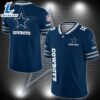 NFL Custom Number Dallas Cowboys Personalized V-neck Football Jersey Sport Gifts For Fan