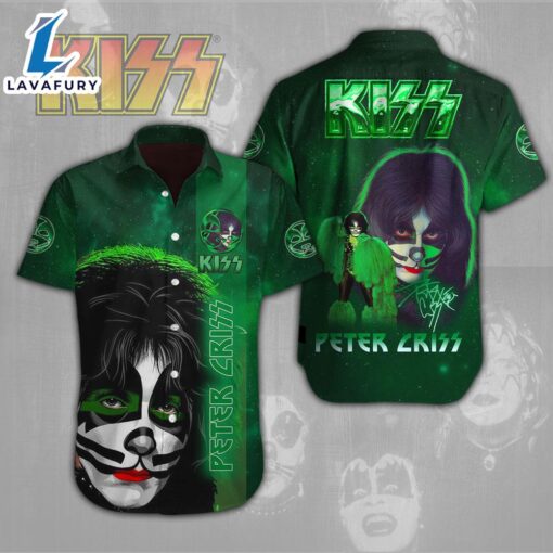 Peter Criss x Kiss Band Short Sleeve Dress Shirt For Man And Women – Music Hawaiian Shirt