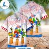 Red White And Blue Parrot Firework Independence Day Hawaiian Shirt Gift Summer 3 Red White And Blue Parrot Firework Independence Day Hawaiian Shirt