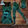 Sugar Skull Hollow Tank Top Leggings Style Color 2 Sugar Skull Hollow Tank Top Leggings Style Color